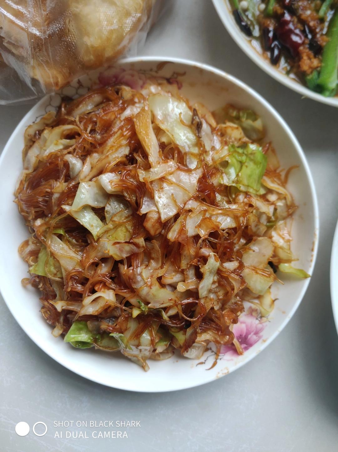 包菜粉丝（粉丝炒包菜）