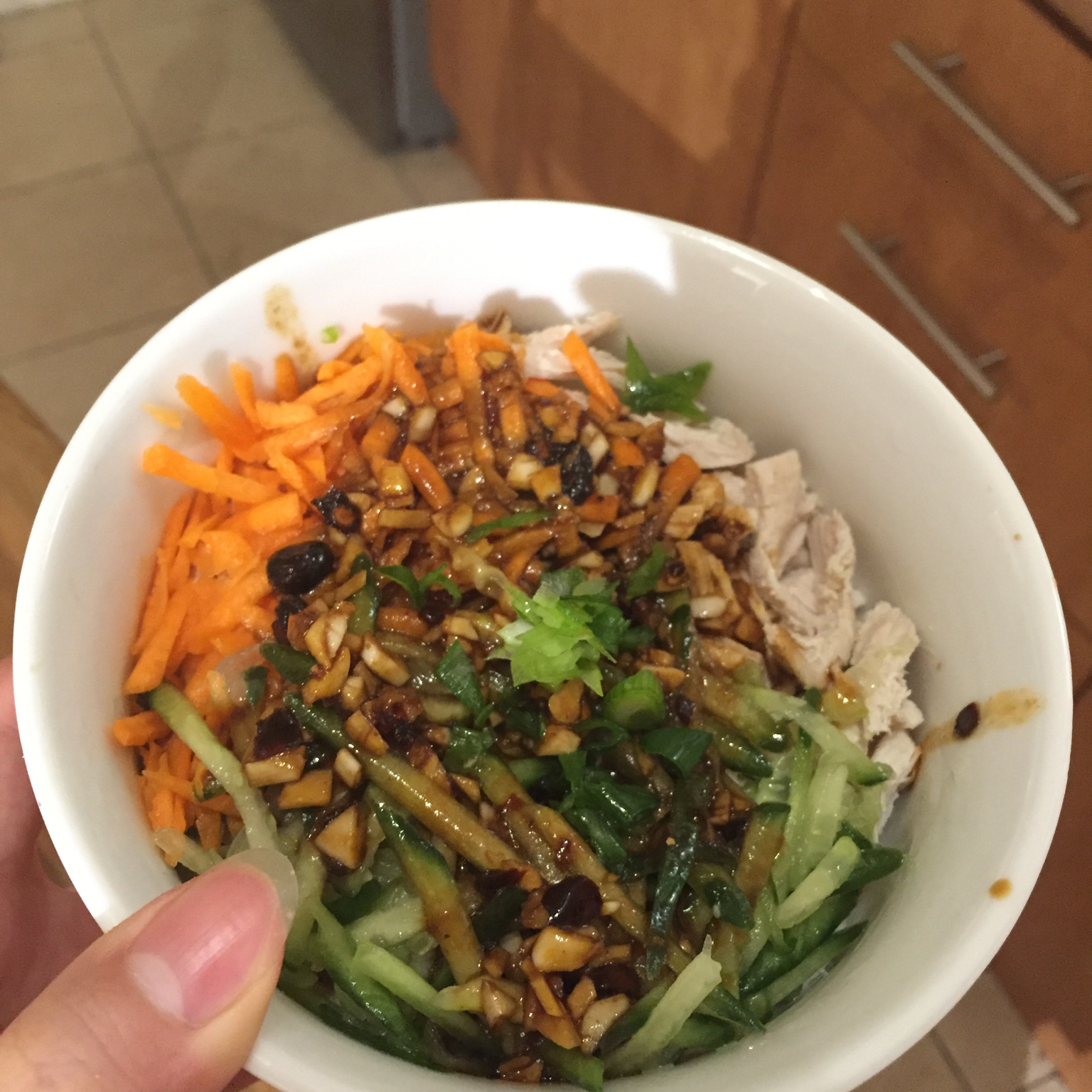 鸡丝凉面