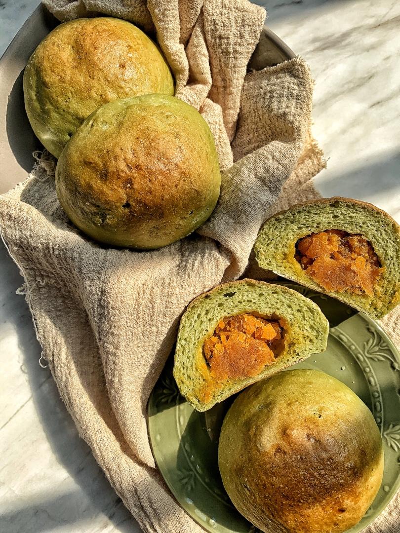 『艾草米面包』