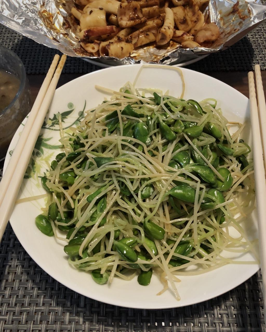 清炒豆苗