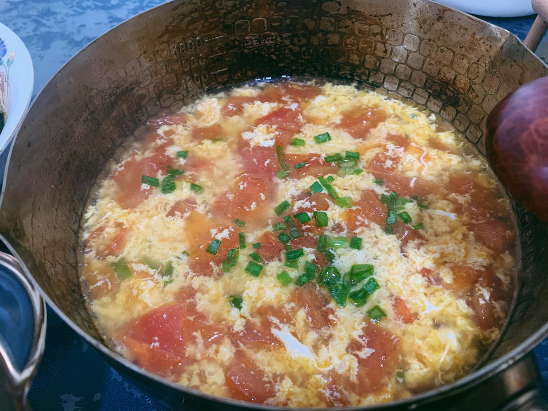 【跟我做不会错】简单又好喝的西红柿鸡蛋汤，家常又营养哦