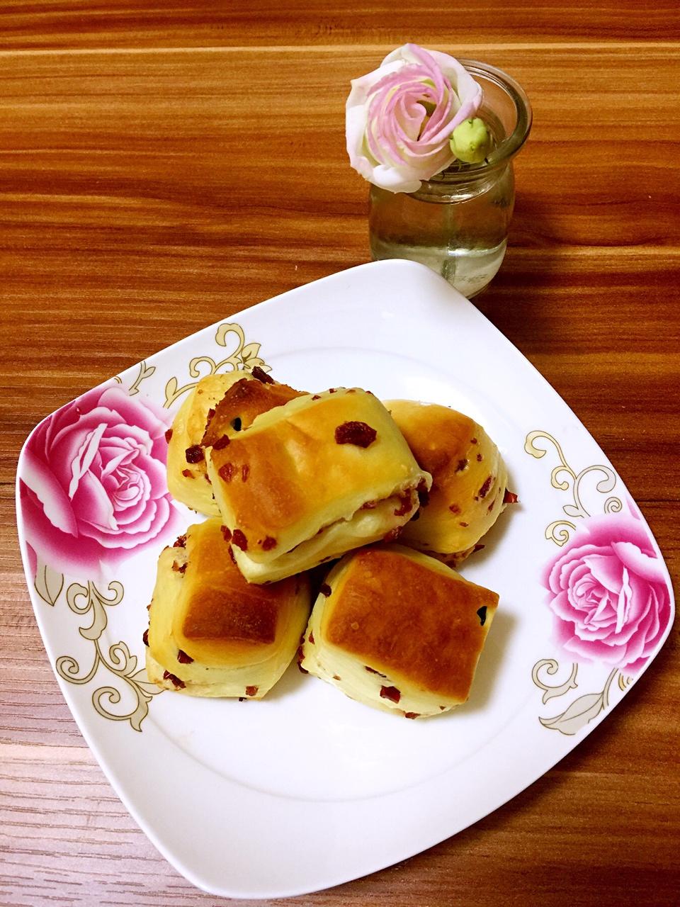 蔓越莓优格小面包块