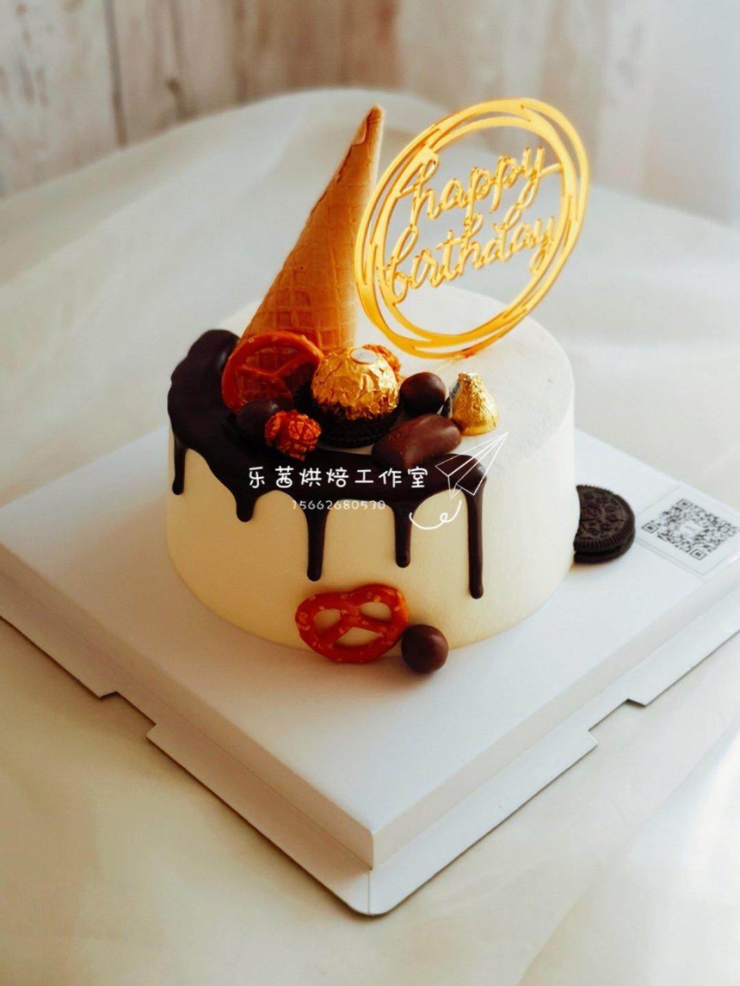 蛋糕淋面之二：焦糖奶油淋面