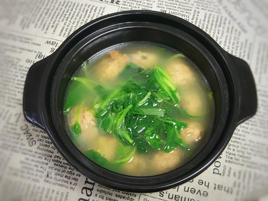 青菜肉丸汤