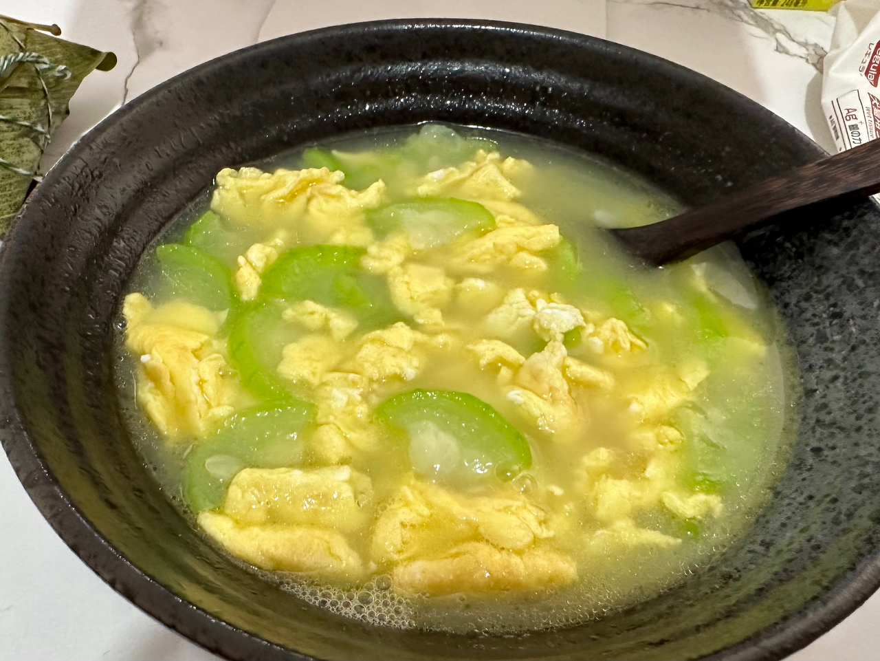 丝瓜鸡蛋汤