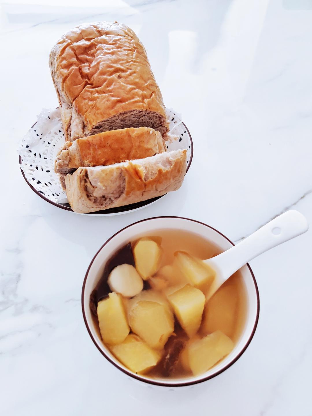 雪莲果猪展汤🍵清甜滋润防燥不油腻「广东靓汤一学即会」