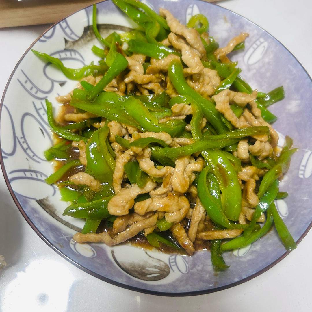 ‼️好吃到舔盘的青椒肉丝盖浇饭