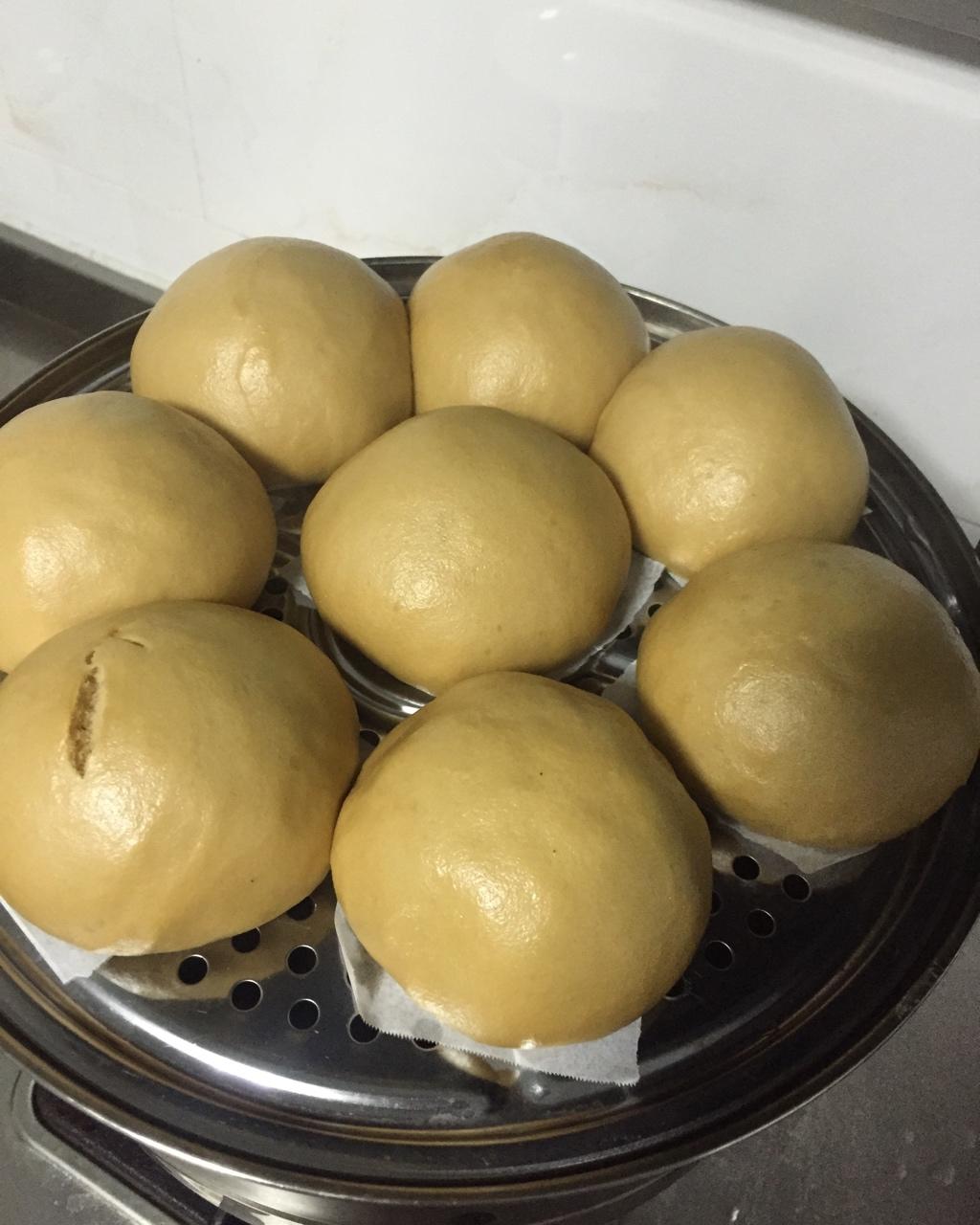 有着面包口感的红糖馒头（一次发酵）