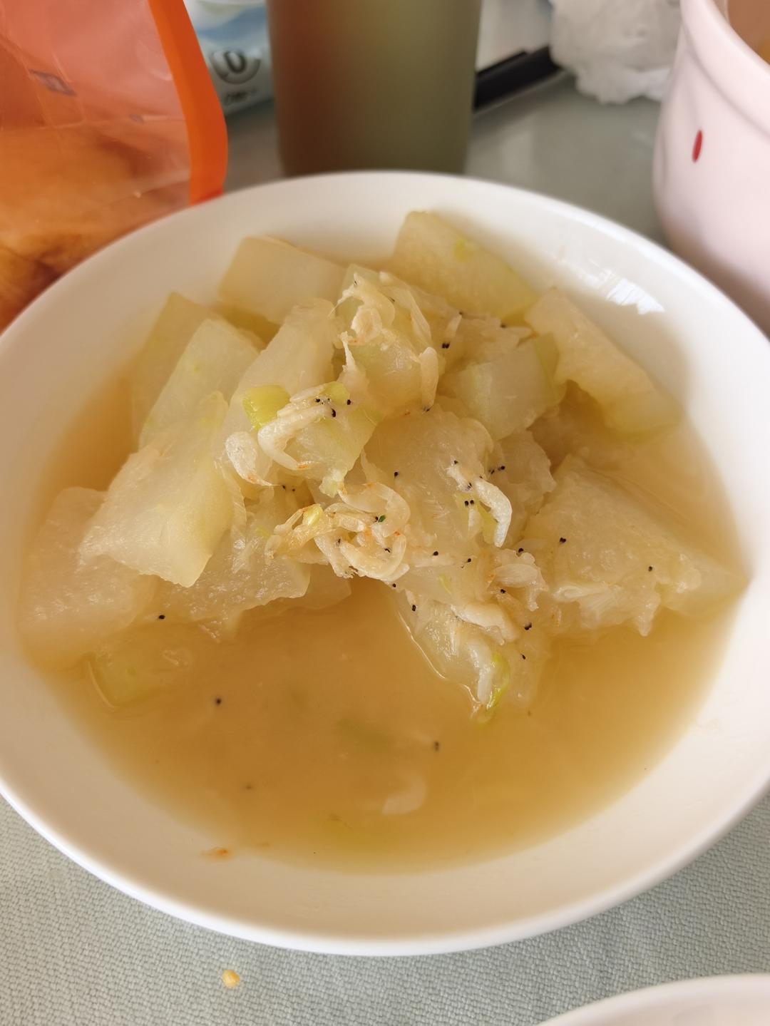 家常菜～蚝油虾皮烧冬瓜