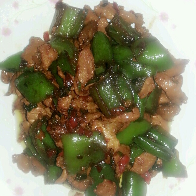 青椒肉片