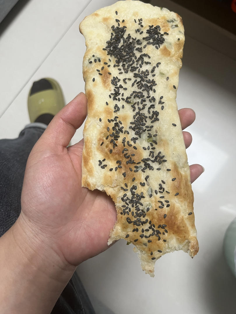草鞋底葱油酥烧饼