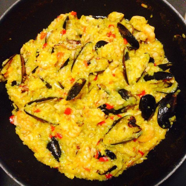 西班牙海鲜饭Paella(留学生学到的正宗版)