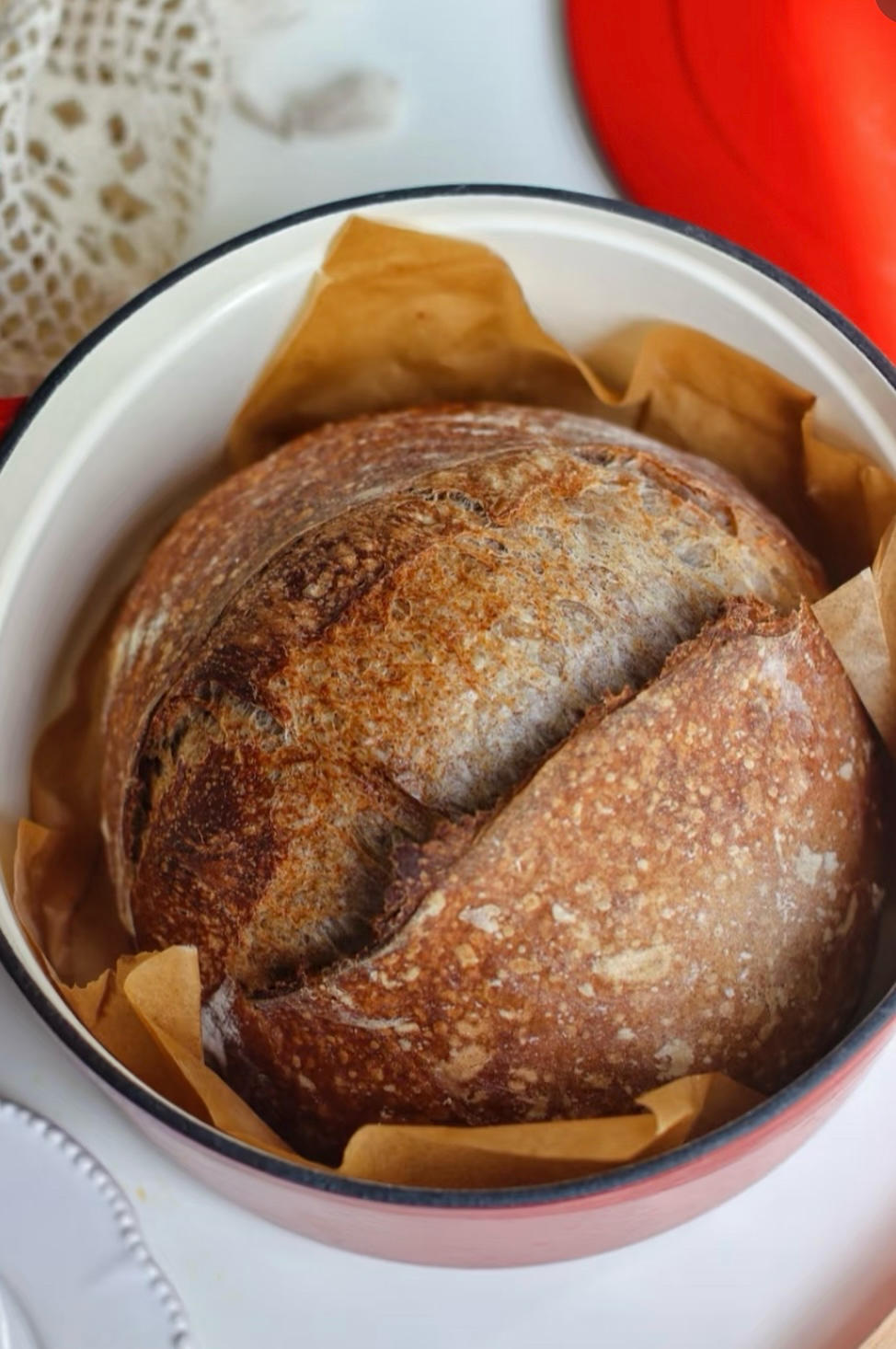 天然酵母果仁乡村面包#格菱乐厨师机#