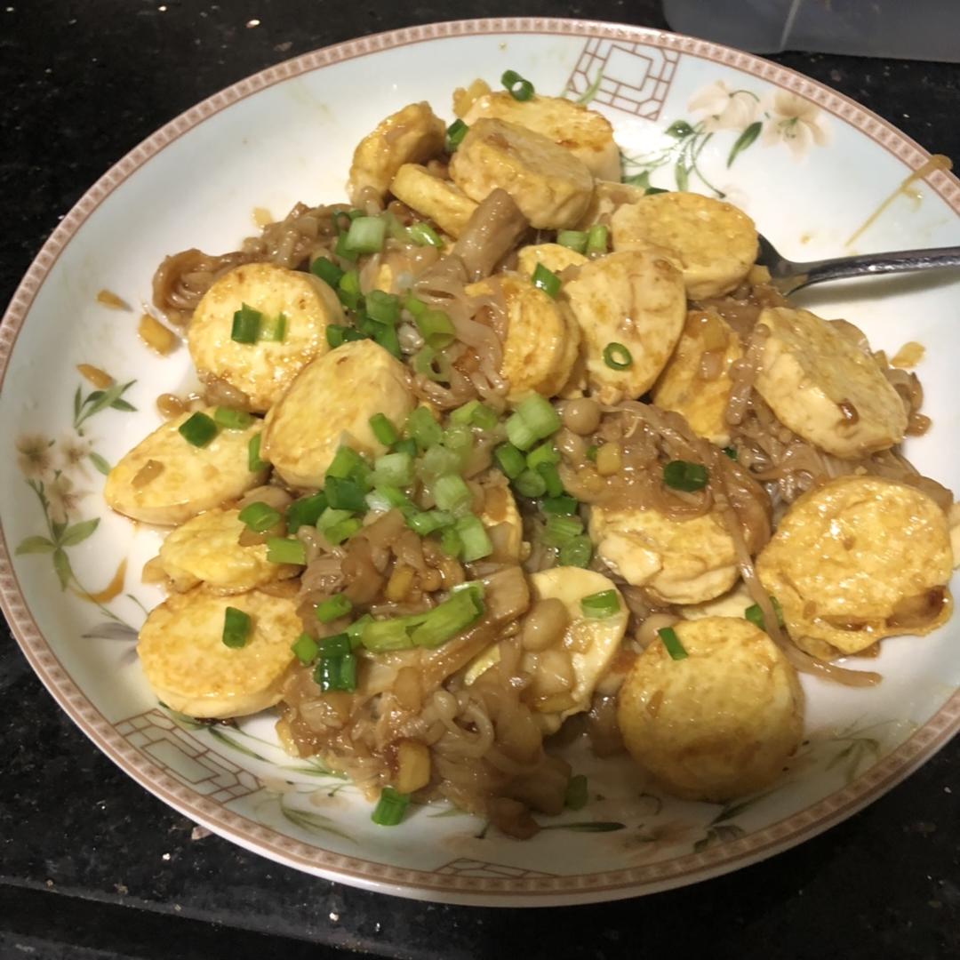 金针菇烧日本豆腐
