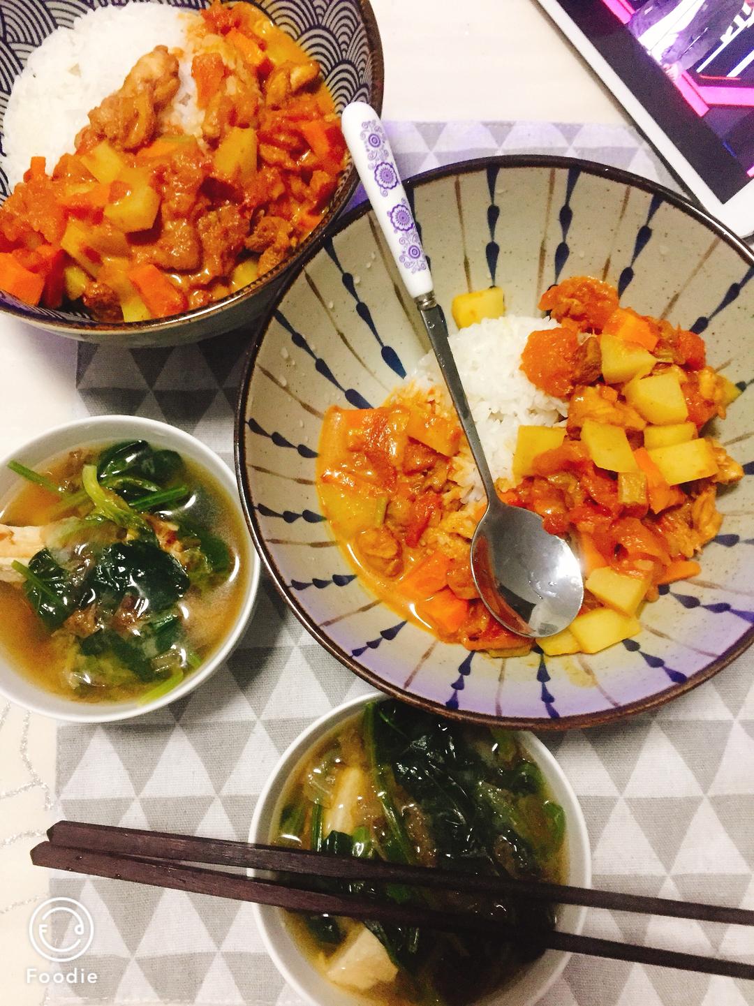 超适合夏天的无水咖喱饭