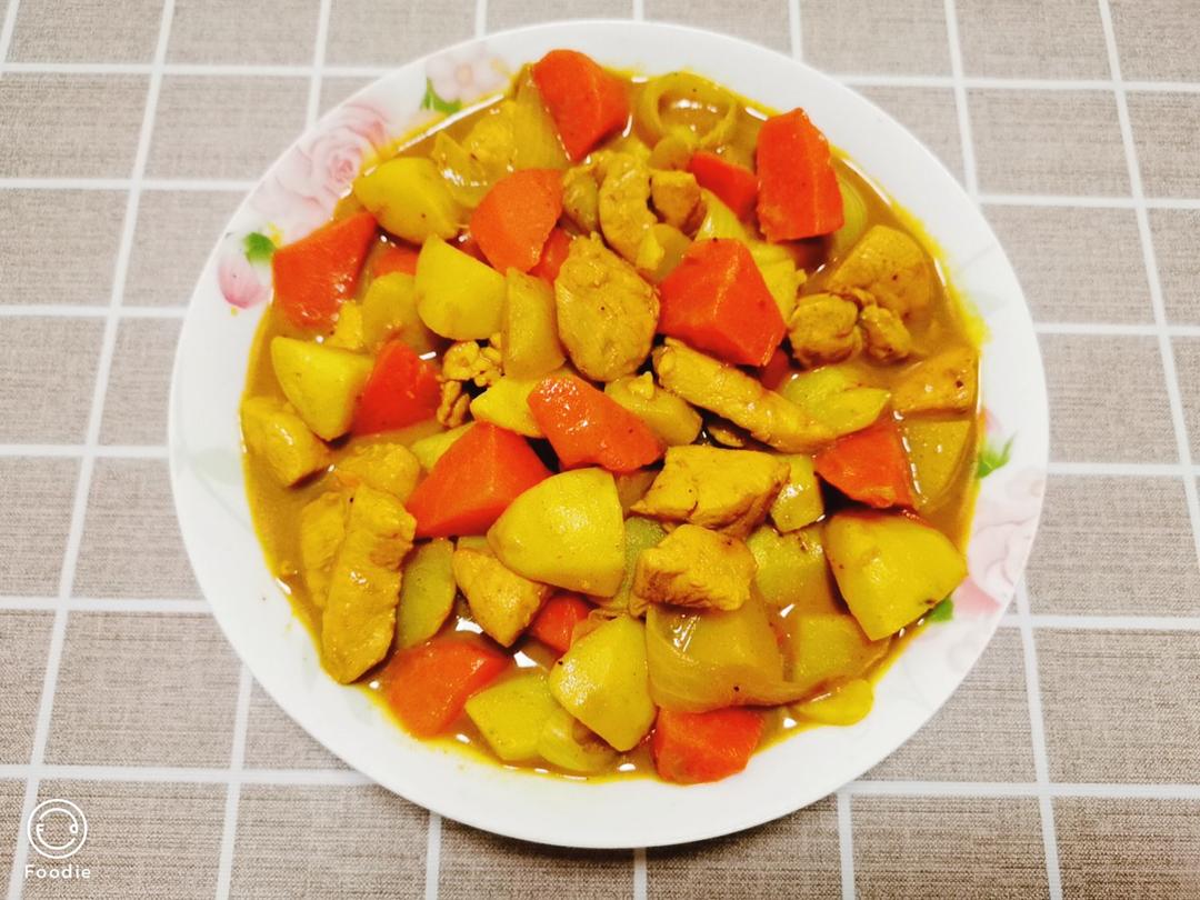 咖喱鸡块（咖喱粉版）