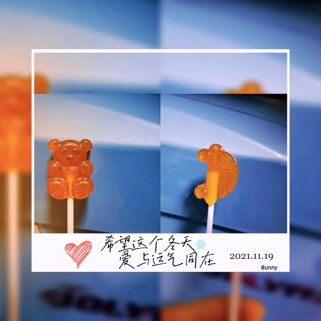 雪梨柠檬棒棒糖