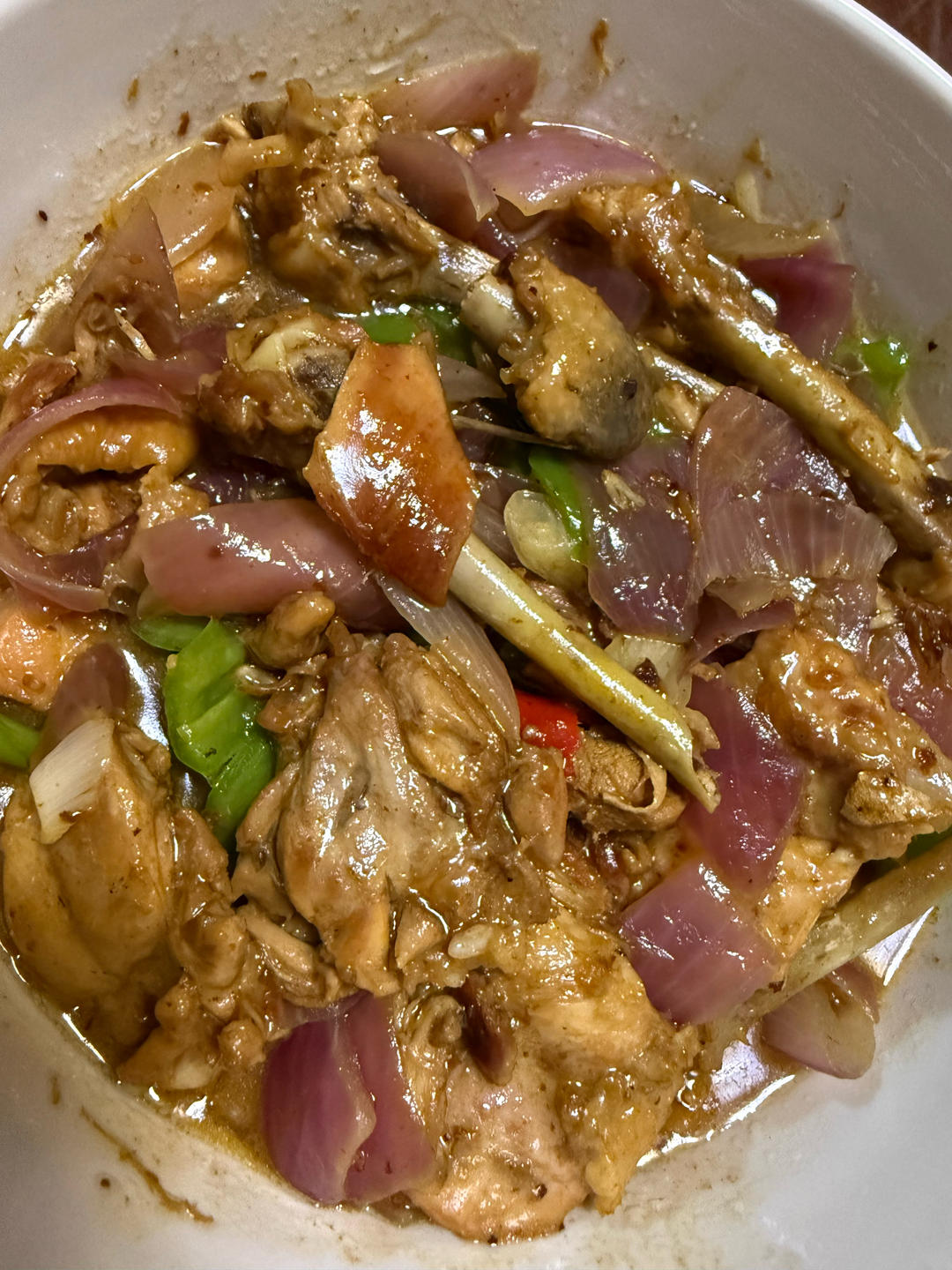 10r吃上饭 香辣爽滑 下饭好吃 洋葱炒鸡腿