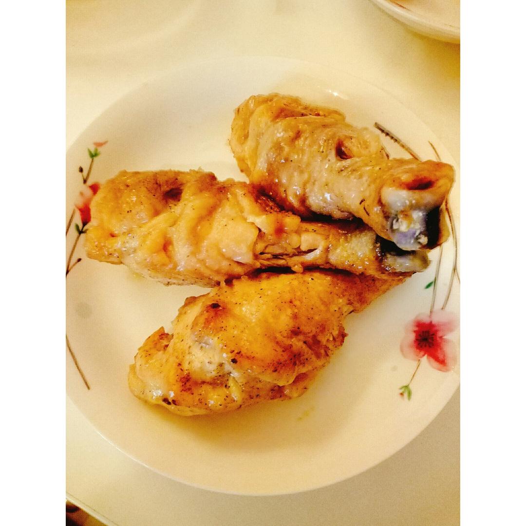 微波炉无油炸鸡腿