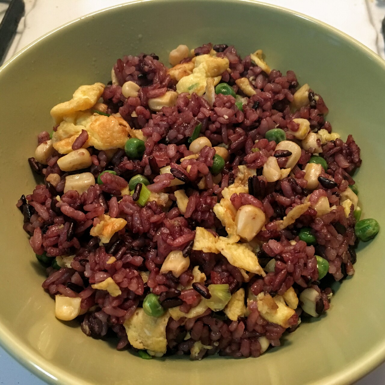 青豆玉米蛋炒饭