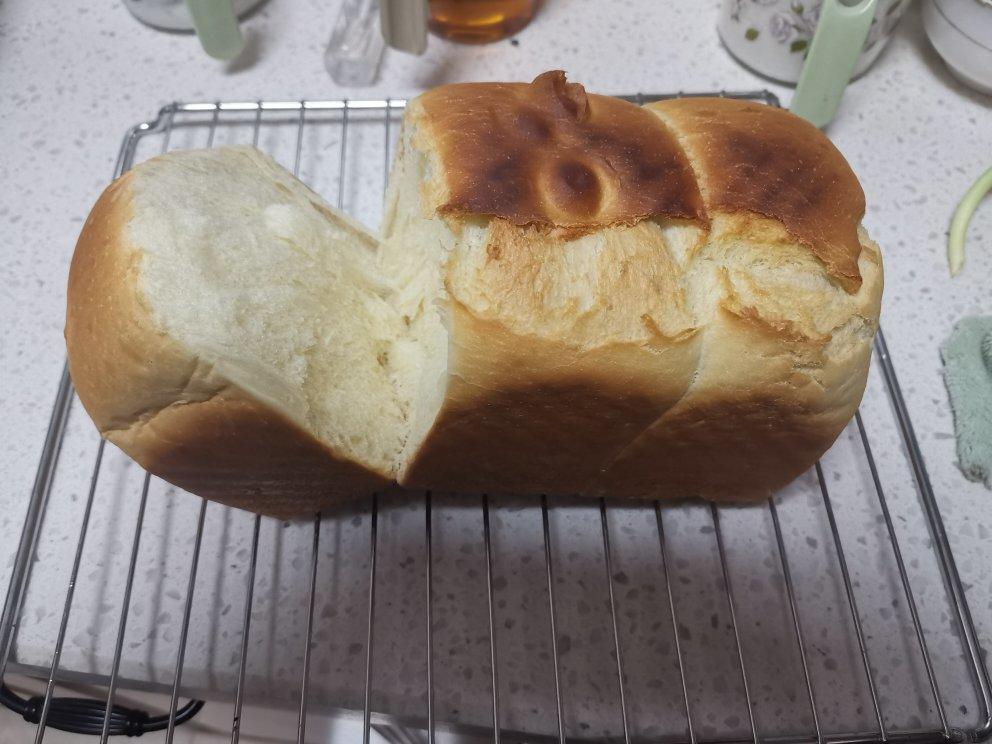 超软拉丝牛奶吐司🍞一次发酵