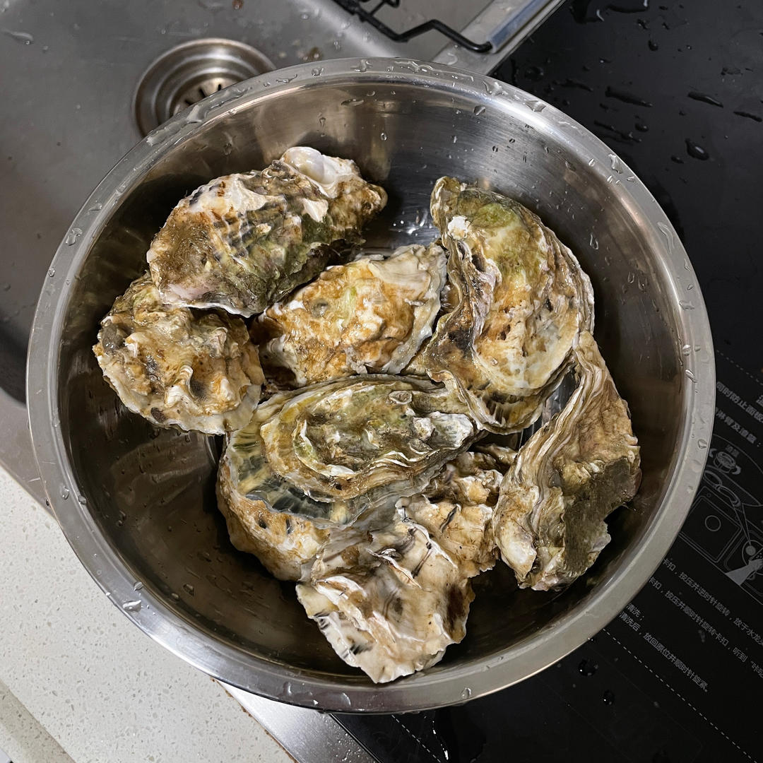 超简单～蒸蒜蓉生蚝