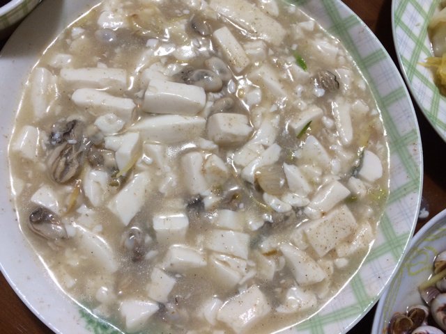 牡蛎炖豆腐