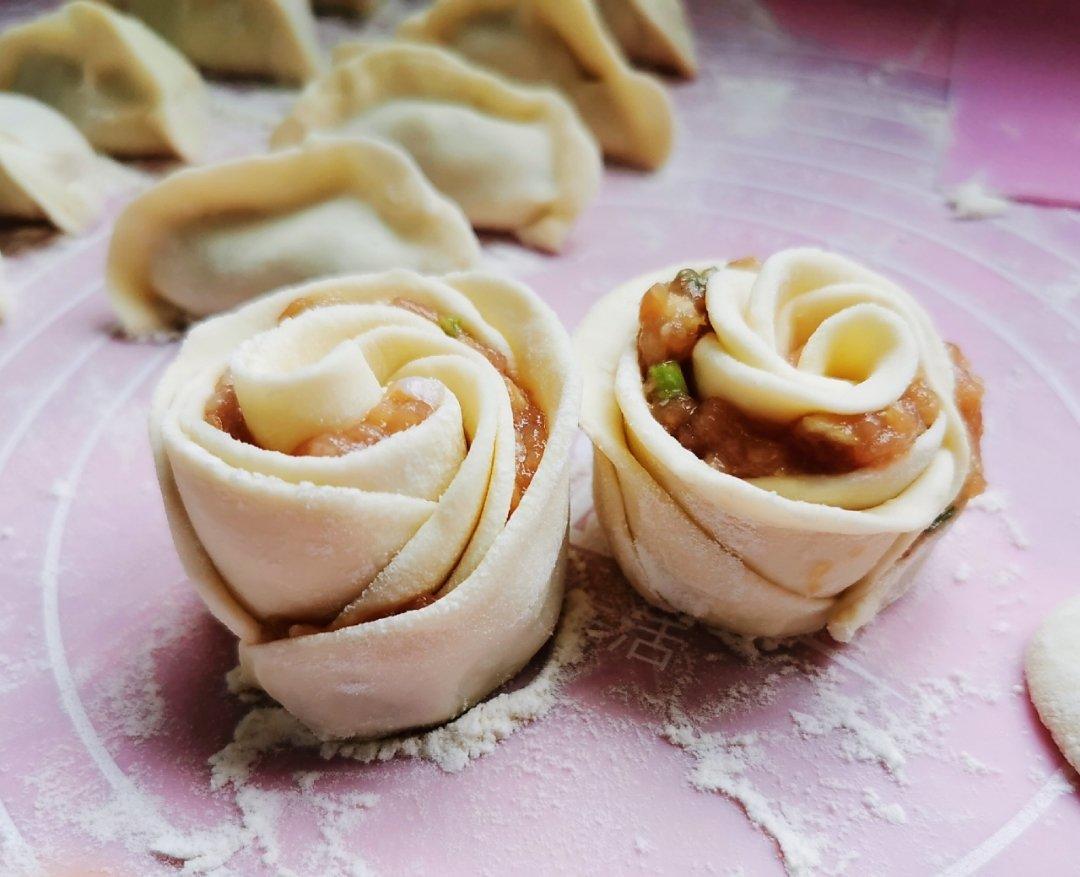 玫瑰花饺子