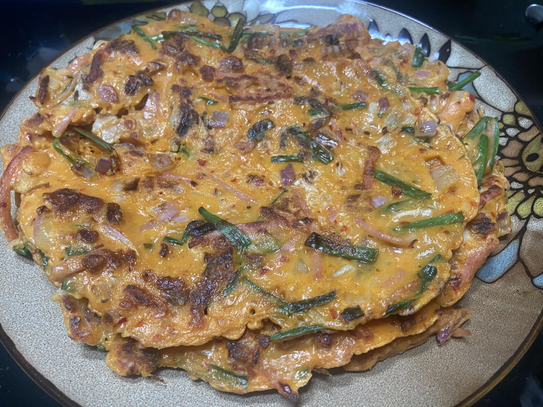 堂妈教你做泡菜饼