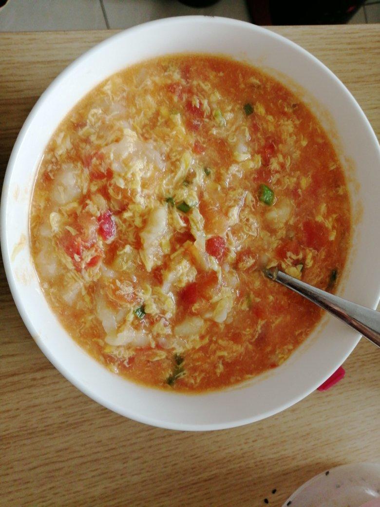 简单早餐-疙瘩汤