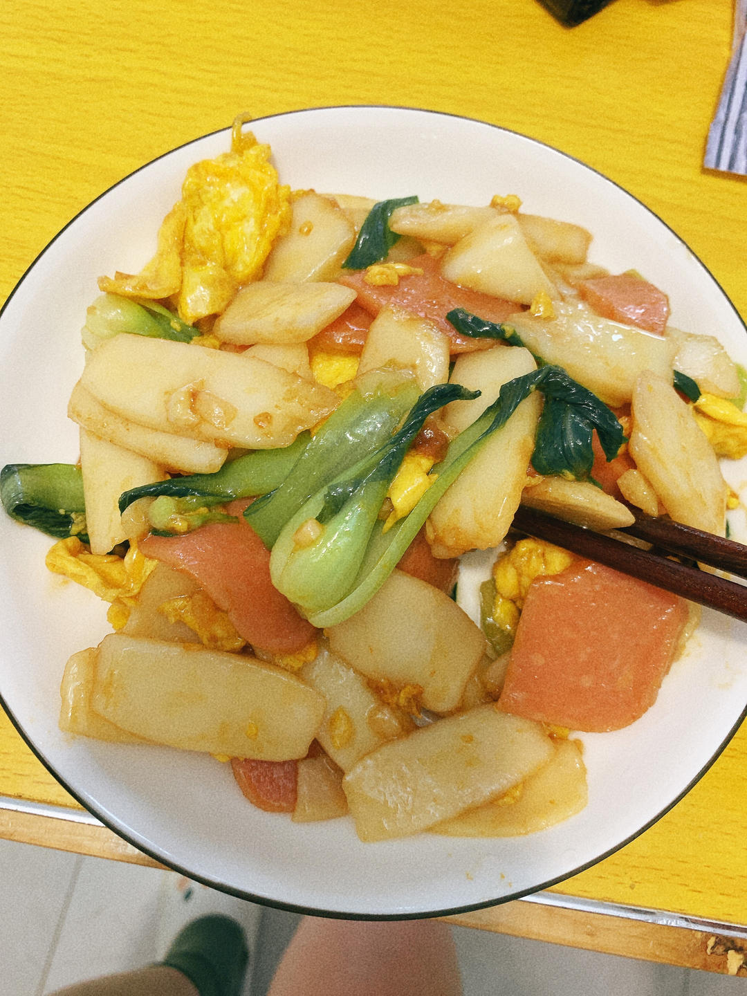 家常炒年糕