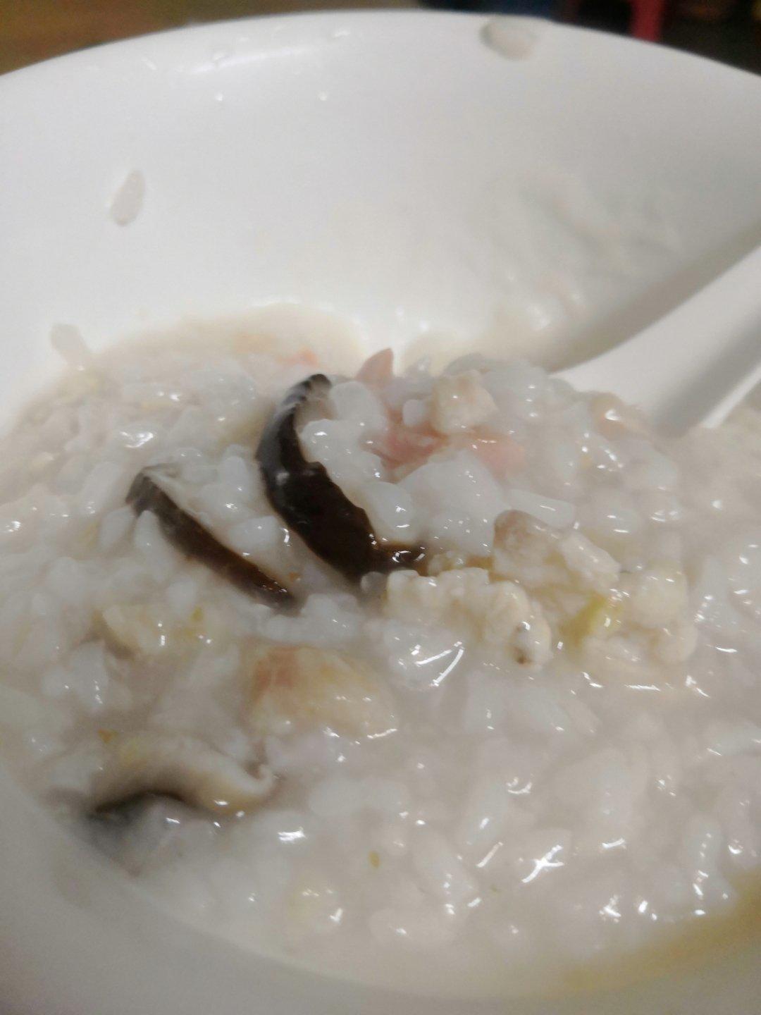 香菇鸡肉粥