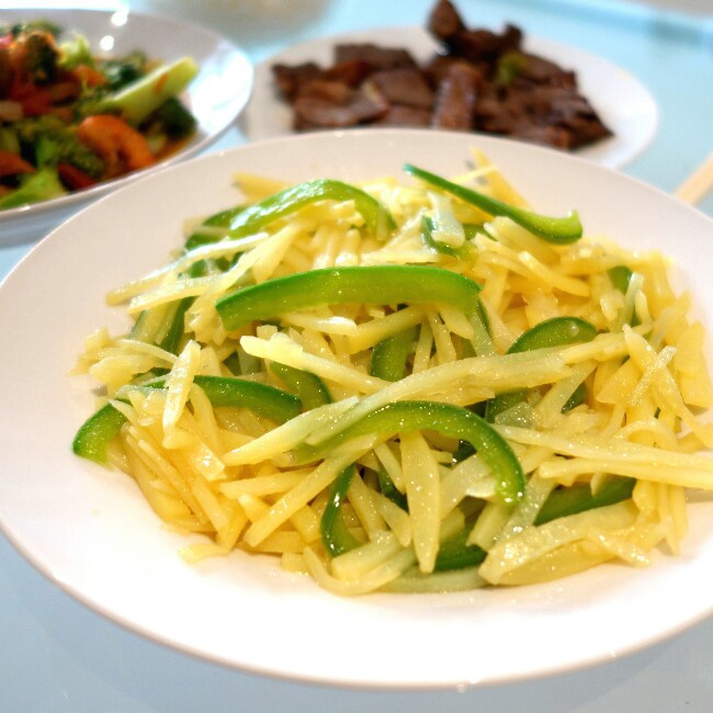 青椒土豆丝