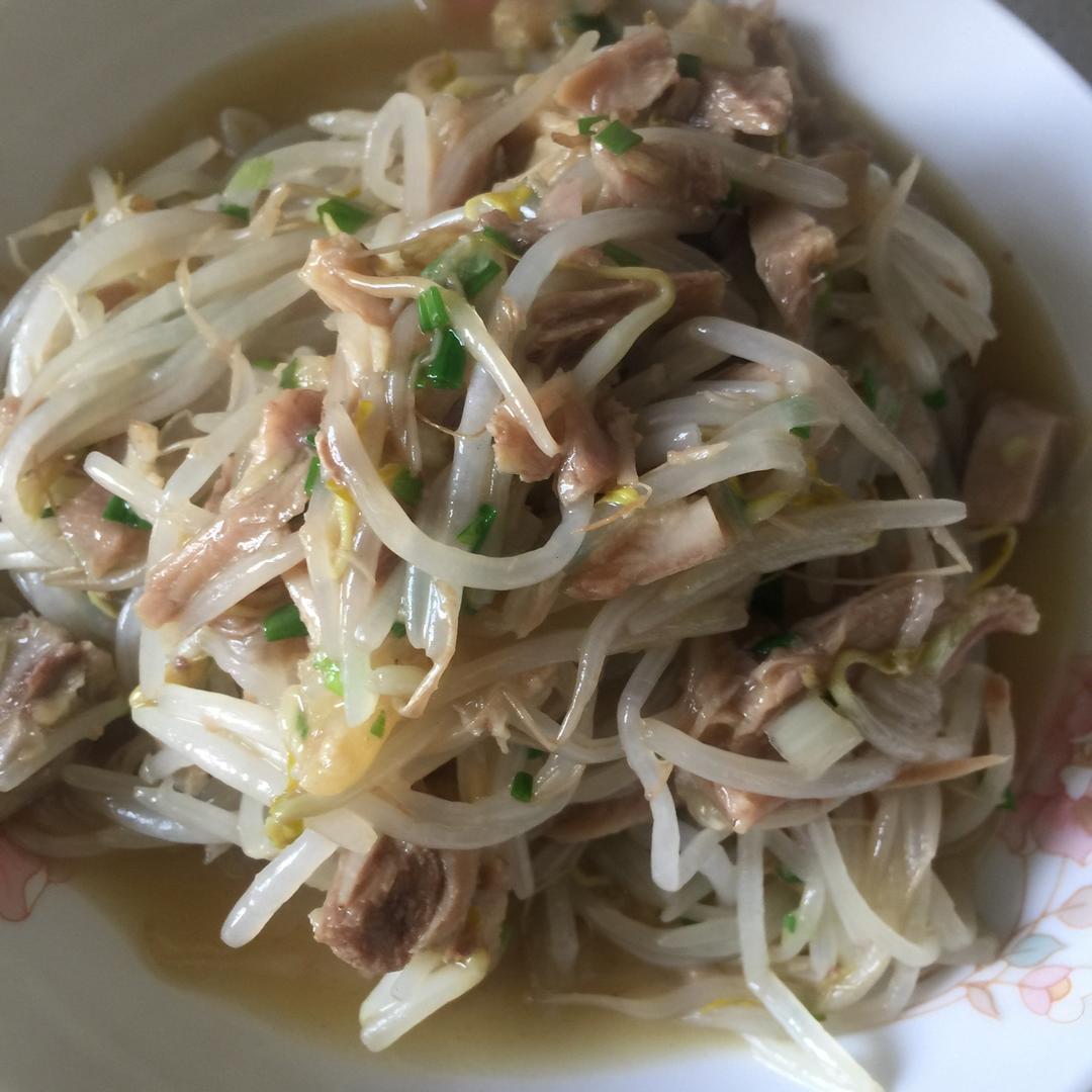 素炒豆芽