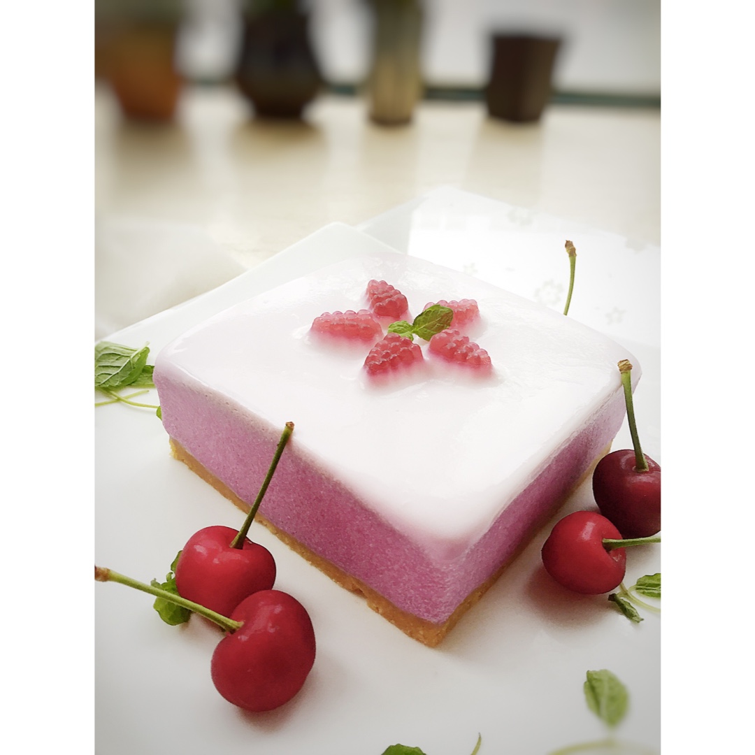 蓦然回首_46做的西瓜豆腐慕斯蛋糕