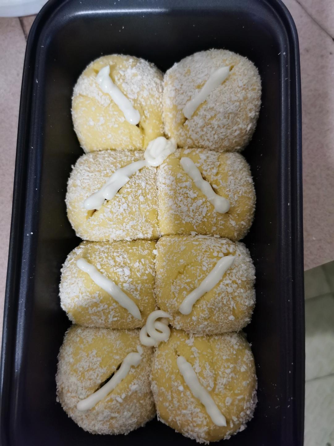 肉松沙拉小方，好看又好吃的方形小吐司！