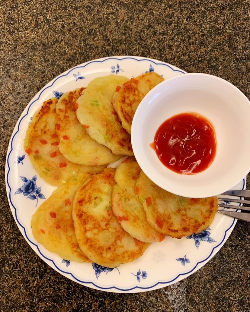 手机用户7130_2z9g做的快手早餐香煎土豆饼