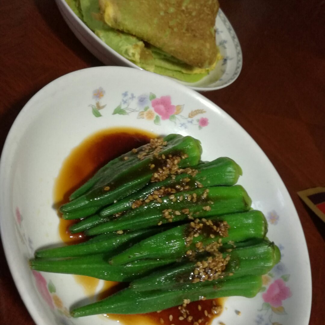 凉拌秋葵