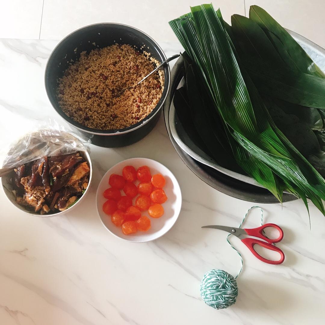 四角长粽子的包法（有视频）