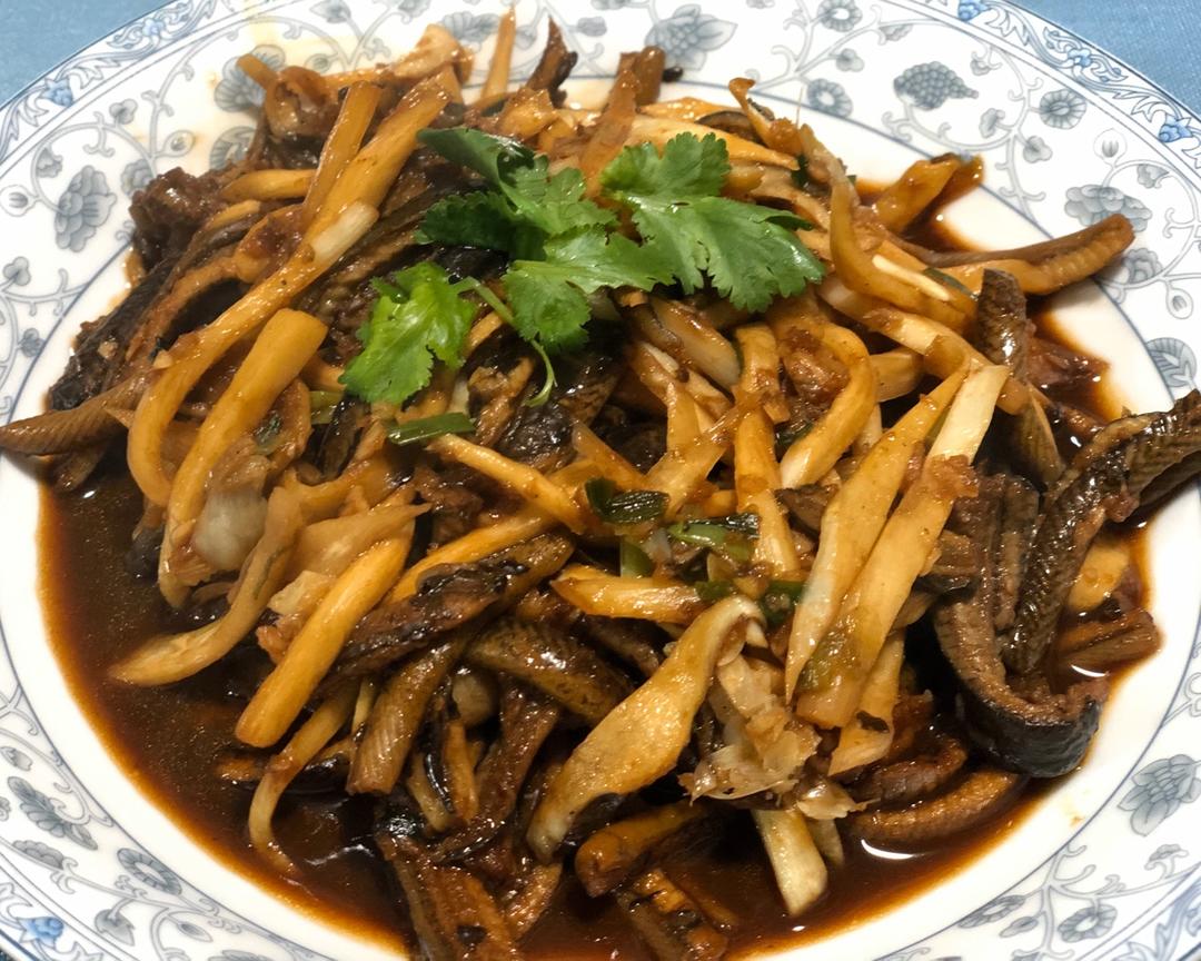 茭白膳丝的做法