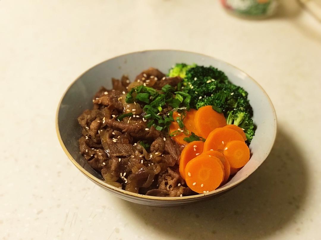 甩吉野家N条街的牛丼饭