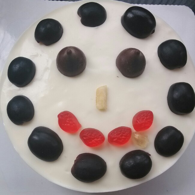 蓝色の海洋酸奶慕斯蛋糕