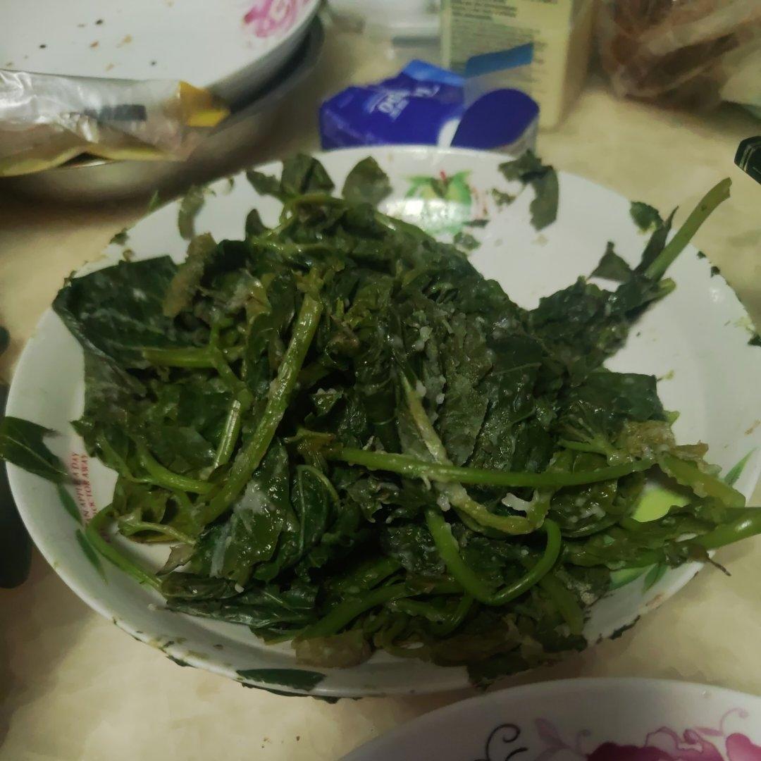 蒸菜不上火一红薯叶（地瓜叶