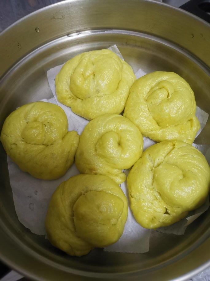 南瓜花卷馒头