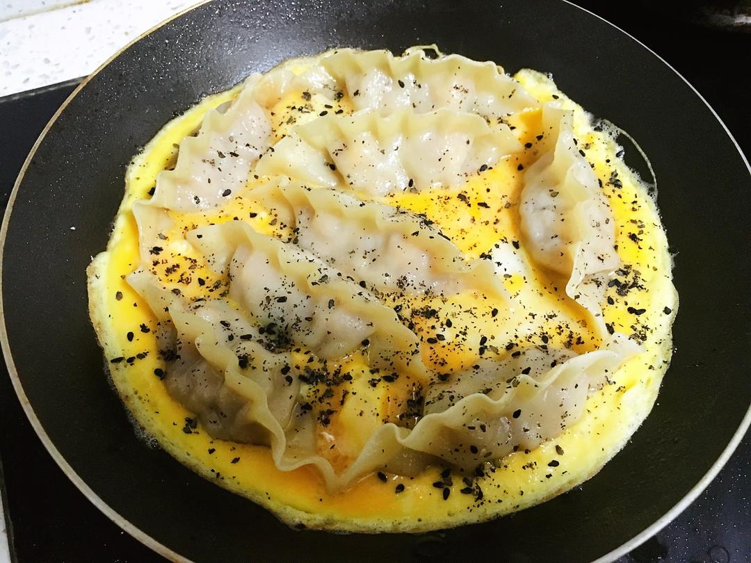 懒人快手抱蛋煎饺