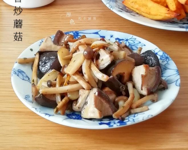蒜香炒蘑菇的做法