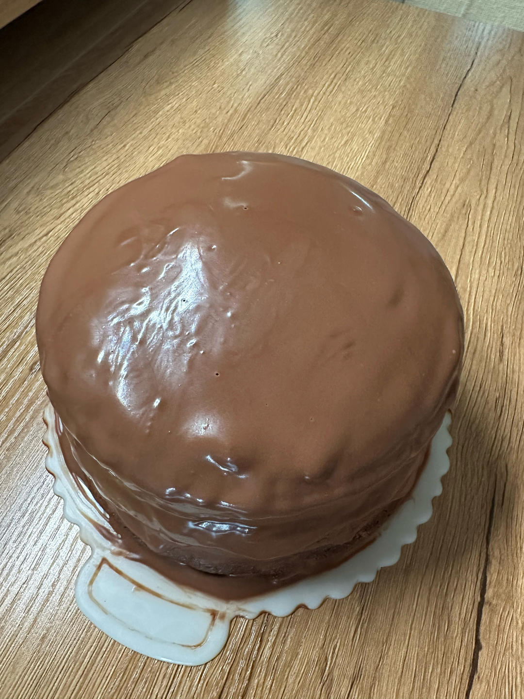 【简简厨房】巧克力戚风，巧克力奶油和甘纳许