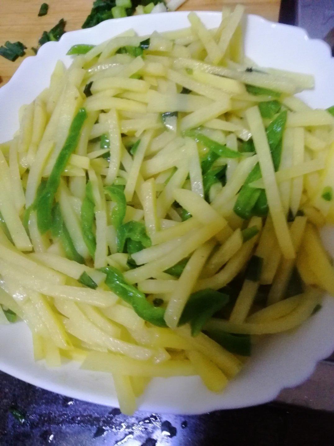 青椒土豆丝