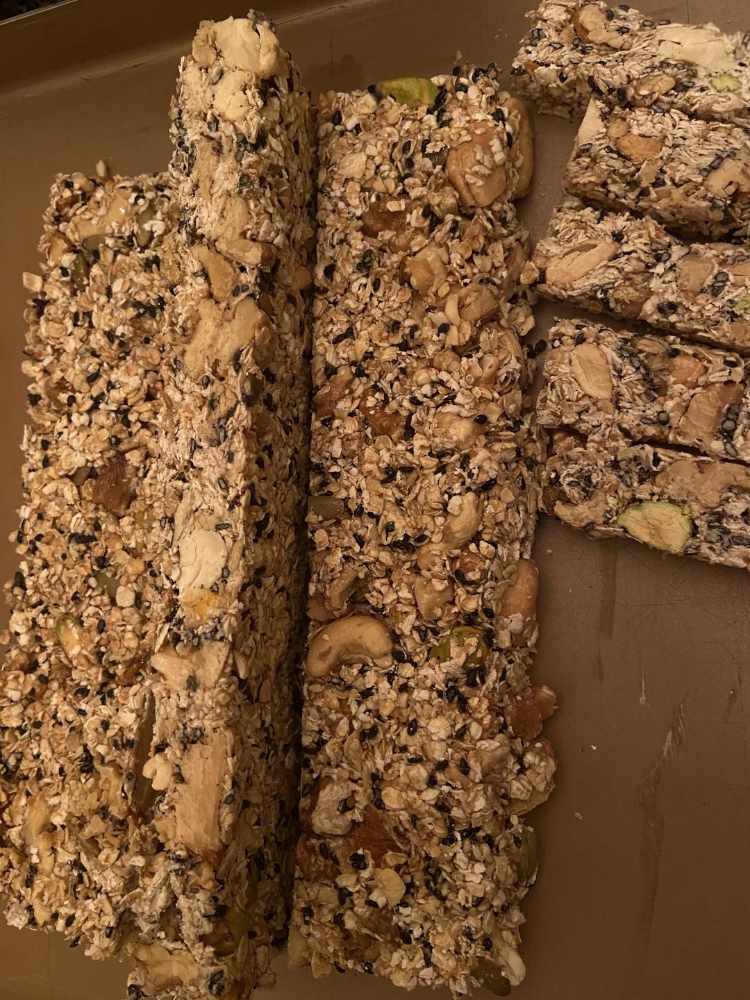 营养又好吃～麦片坚果棒的做法