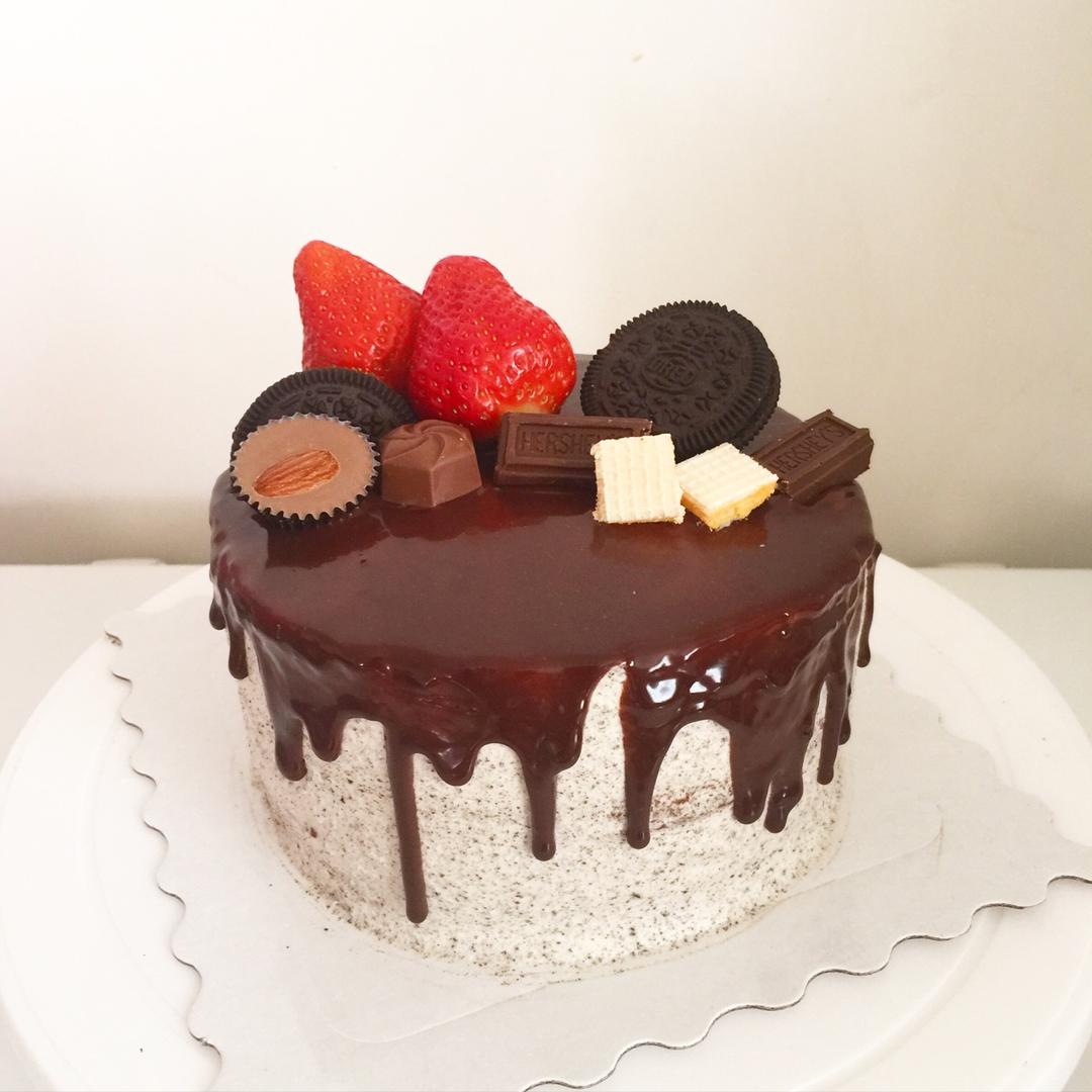 蛋糕淋面之一：甘那许淋面（详细解答淋面太稠的问题）